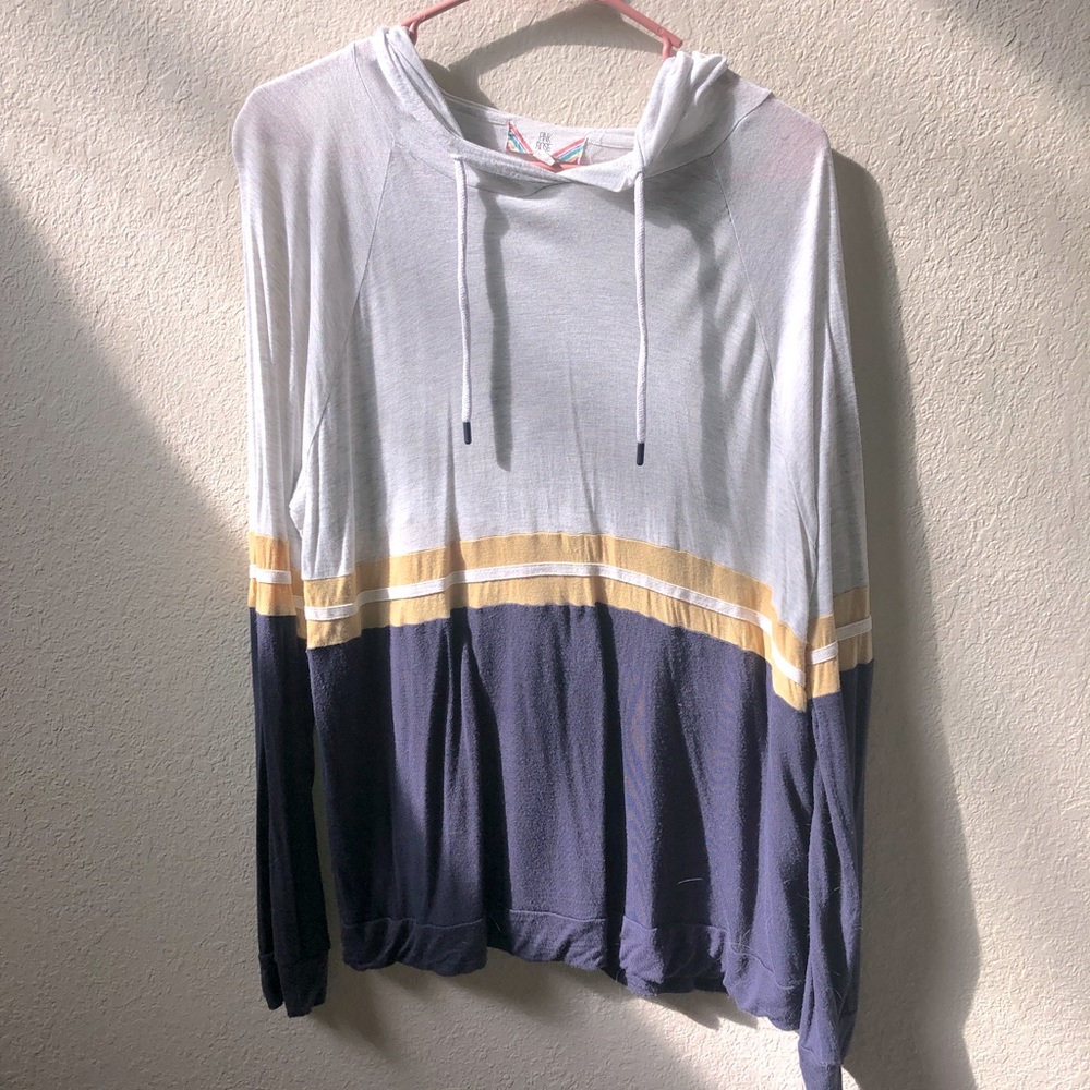 Lightweight colorblock hoodie